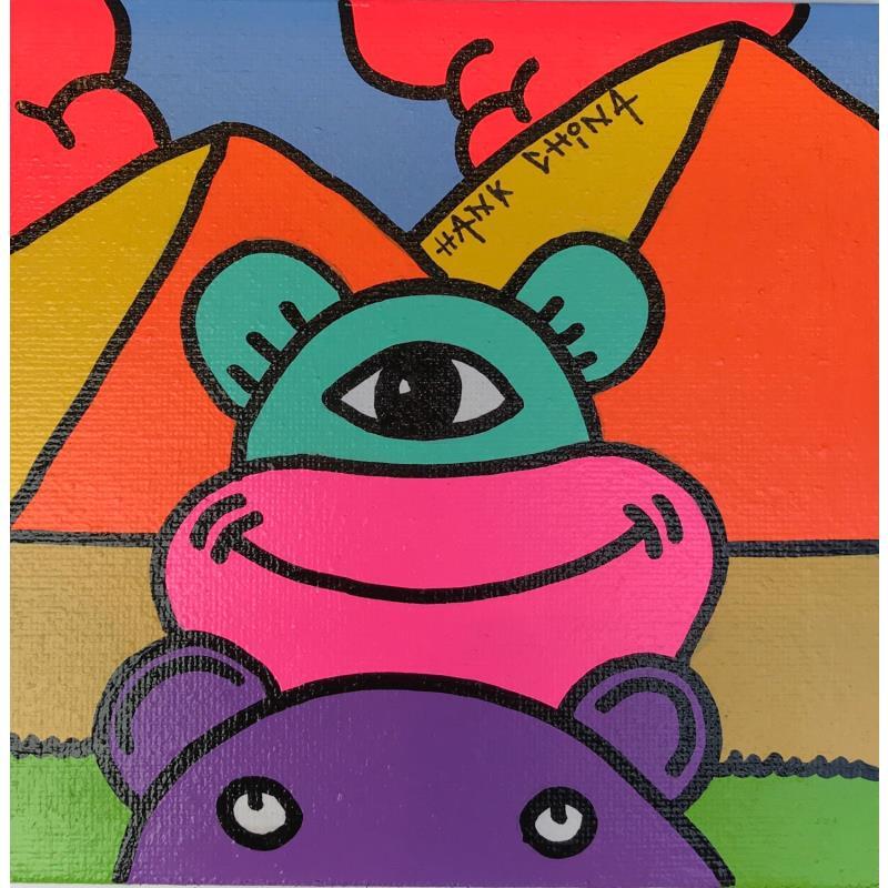 Painting LSD seven by Hank China | Painting Pop-art Acrylic, Posca