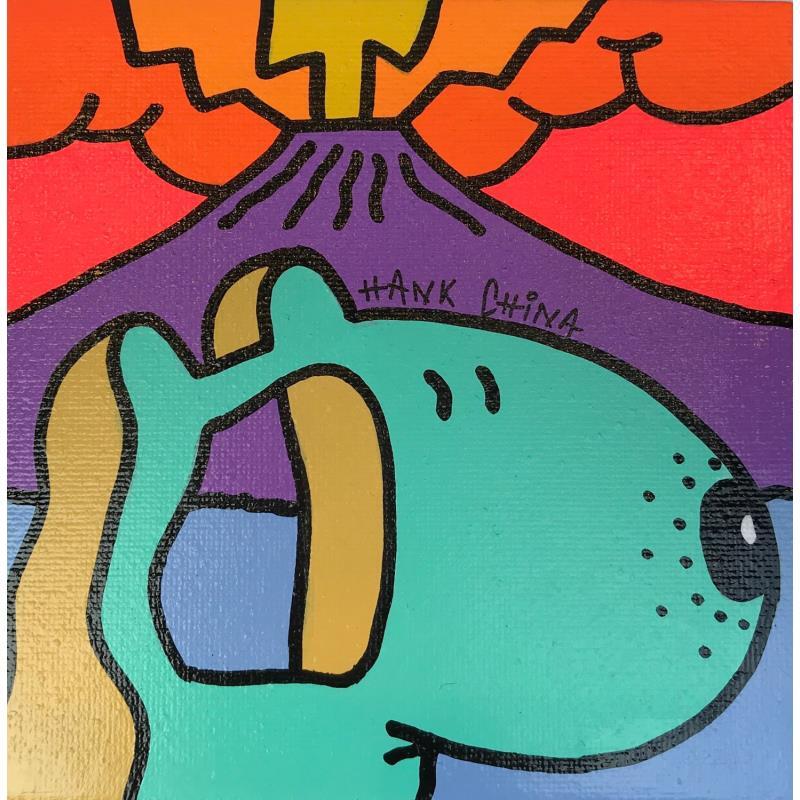 Peinture LSD nine par Hank China | Tableau Pop-art Acrylique Posca