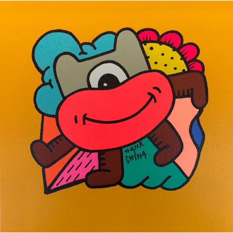 Painting Joke four by Hank China | Painting Pop-art Acrylic Posca