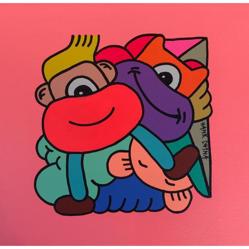 Peinture Rem two par Hank China | Tableau Pop-art Acrylique Posca