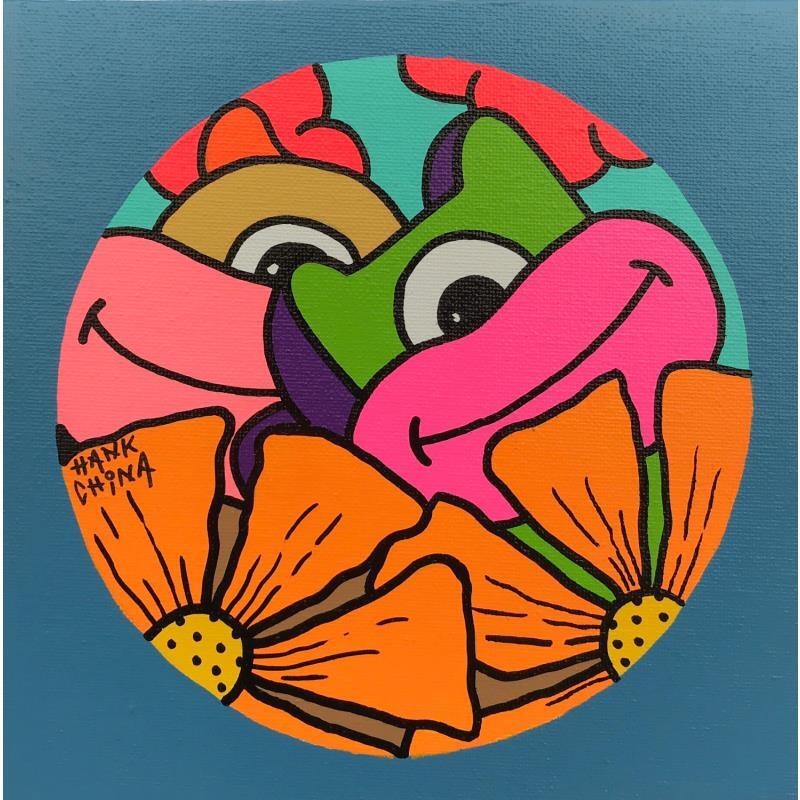 Gemälde Rem four von Hank China | Gemälde Pop-Art Acryl Posca