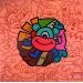 Peinture Fun three par Hank China | Tableau Pop-art Acrylique Posca