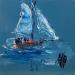 Painting Plaisance by Raffin Christian | Painting Figurative Marine Oil