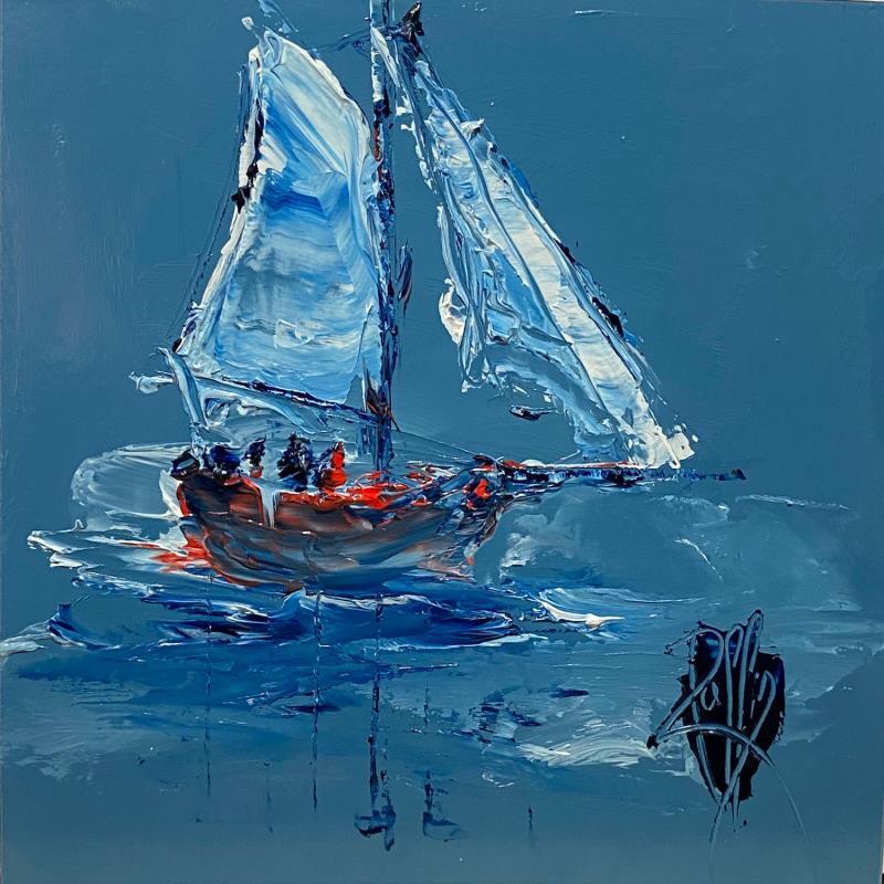 Painting Plaisance by Raffin Christian | Painting Figurative Oil Marine