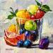 Painting Delicious Fruits by Pigni Diana | Painting Figurative Still-life Oil