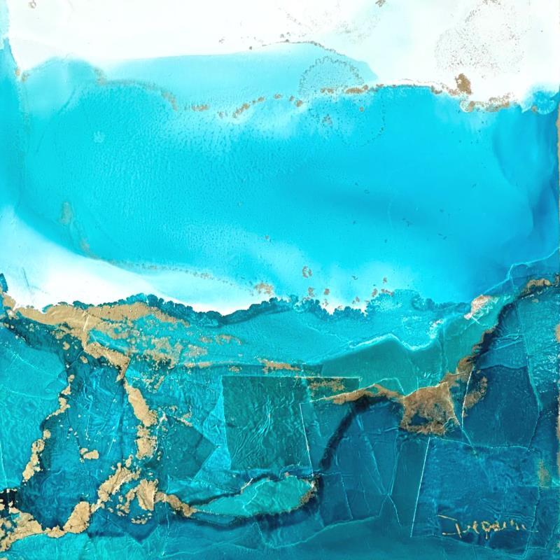 Painting 1766 Poésie Marine by Depaire Silvia | Painting Abstract Landscapes Marine Minimalist Acrylic