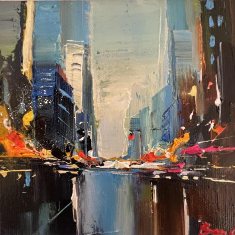 Peinture Pulse of the Big City par Bond Tetiana | Tableau Figuratif Huile