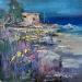 Peinture Blue Day par Petras Ivica | Tableau Impressionnisme Paysages Huile