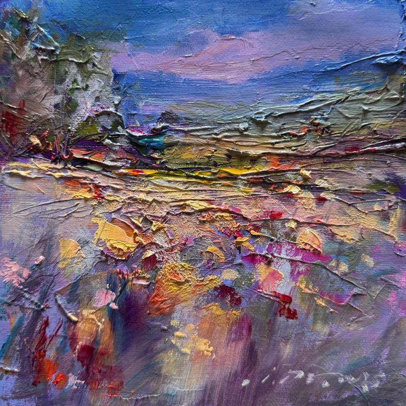 Peinture Dawn par Petras Ivica | Tableau Impressionnisme Paysages Huile