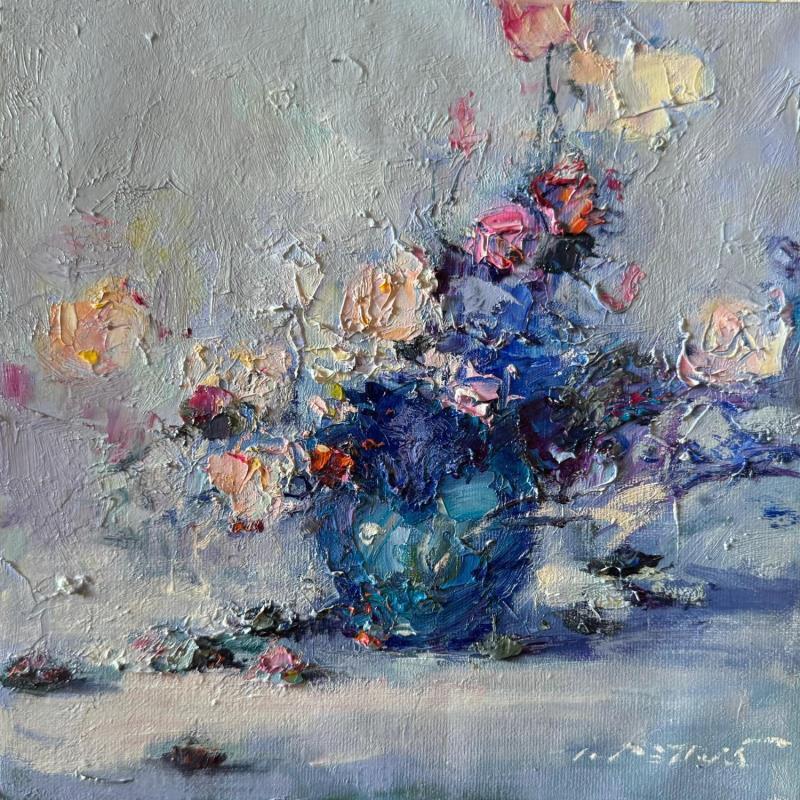 Peinture Vase full of Life par Petras Ivica | Tableau Impressionnisme Paysages Huile