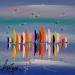 Painting Coloriages en mer by Fonteyne David | Painting Figurative Acrylic