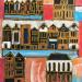 Painting HR 1368 bright Amsterdam  by Ragas Huub | Painting Raw art Architecture Gouache