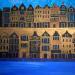 Painting HR 1383 blue beauty by Ragas Huub | Painting Raw art Architecture Cardboard Gouache