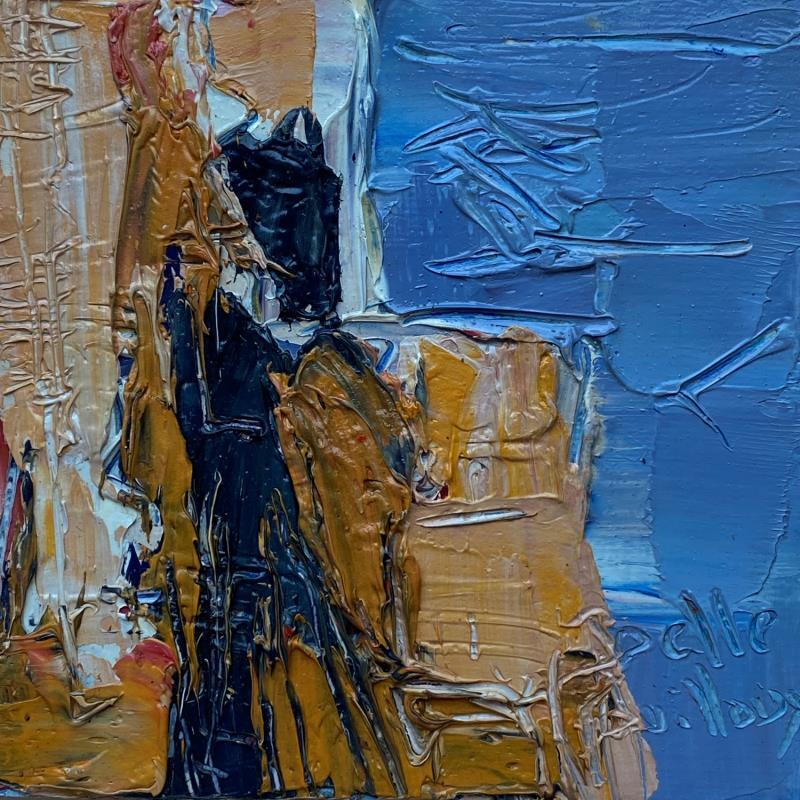 Painting Variation Rochers  by Joelle Fouilloux | Painting Figurative Oil Landscapes