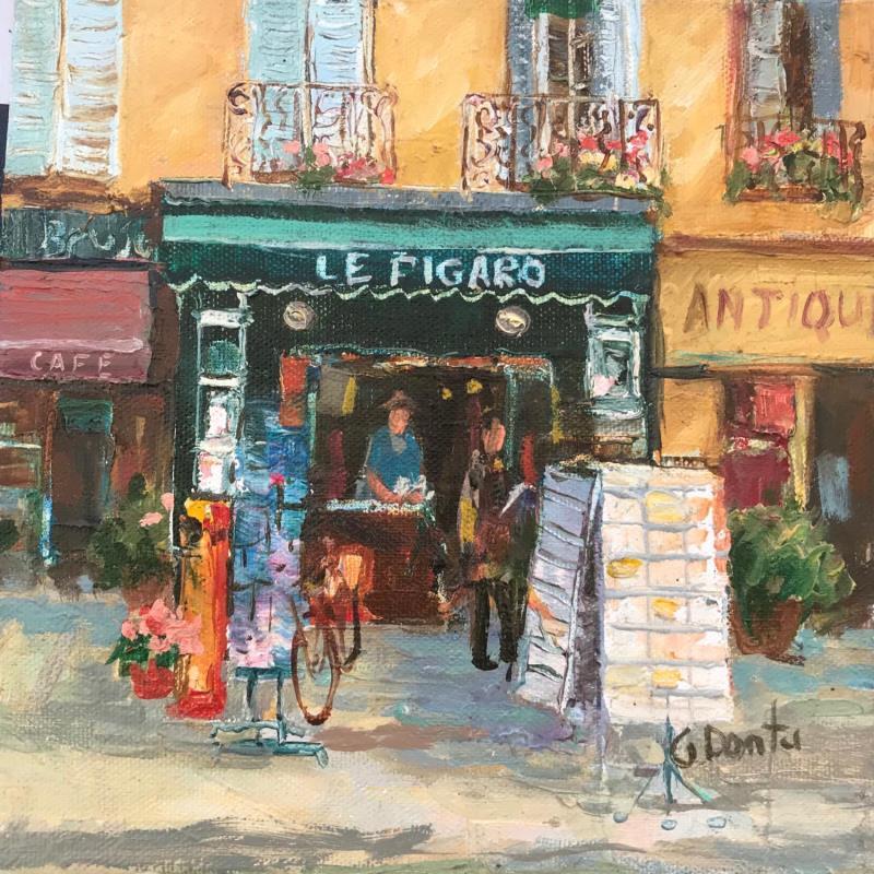 Painting Le Figaro  by Dontu Grigore | Painting Figurative Urban Oil