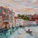 Painting Venise le soir by Novokhatska Olga | Painting Figurative Urban Oil