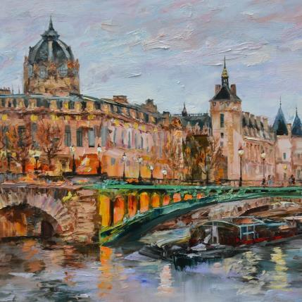 Peinture Conciergerie par Novokhatska Olga | Tableau Figuratif Huile Urbain