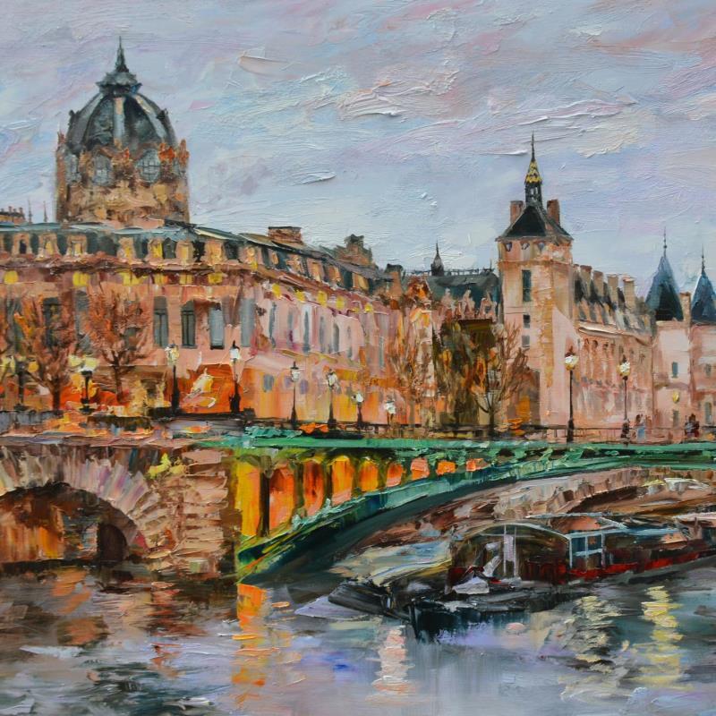 Peinture Conciergerie par Novokhatska Olga | Tableau Figuratif Urbain Huile