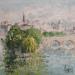 Peinture Vert Galant par Daniel | Tableau Impressionnisme Paysages Huile