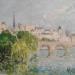 Painting Ile de la Cité by Daniel | Painting Impressionism Landscapes Oil