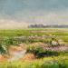 Painting Moutons en baie de somme by Daniel | Painting Impressionism Landscapes Oil