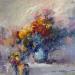 Painting Flowers  by Petras Ivica | Painting Impressionism Landscapes Oil