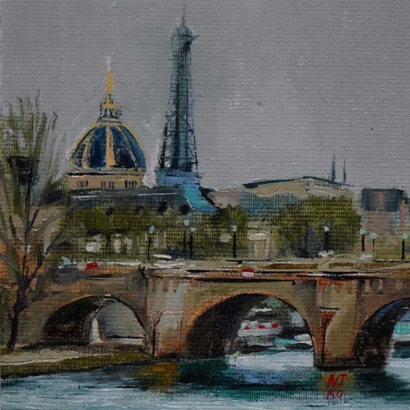 Painting Bridge by Niko Marina  | Painting Figurative Oil Urban