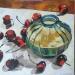 Peinture Cozy cherries par Ulrich Julia | Tableau Figuratif Bois Huile