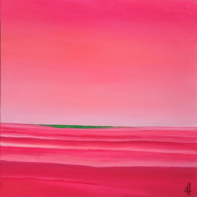 Painting SHADES OF PINK by Herz Svenja | Painting Abstract Landscapes Acrylic