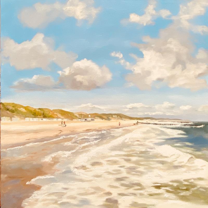 Peinture Bij Domburg 24ws440 par Lynden (van) Heleen | Tableau Figuratif Huile Marine, Paysages