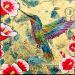 Painting Colibri by Geiry | Painting Subject matter Animals Resin