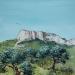 Peinture Le Baou (Cadolive) par Blandin Magali | Tableau Figuratif Paysages Huile