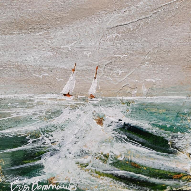 Peinture Souvenirs par Ortis-Bommarito Nicole | Tableau Figuratif Marine Acrylique