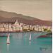 Painting Cadaques AP101 by Burgi Roger | Painting Figurative Landscapes Marine Acrylic