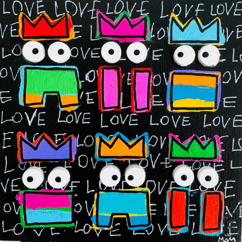 Painting Love tribu by Mam | Painting Pop-art Portrait Society Pop icons Acrylic