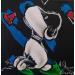 Painting Snoopy Love by Chauvijo | Painting Pop-art Pop icons Animals Child Acrylic Posca