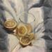 Painting Fraicheur citron 2 by Sellier Octavia | Painting Figurative Oil