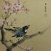 Painting Bird and flowers 2 by Du Mingxuan | Painting Figurative Nature Animals Watercolor Ink