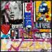 Painting La vie est belle ! Live by Costa Sophie | Painting Pop-art Acrylic Gluing Upcycling