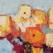 Painting FLORS GROGUES by Tomàs | Painting Figurative Still-life Oil