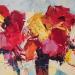 Painting FLORS VERMELLES by Tomàs | Painting Figurative Still-life Oil