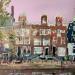 Painting Amsterdam story by Rodrigues Bené | Painting Figurative Urban Acrylic