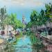 Painting Urban waters by Rodrigues Bené | Painting Figurative Urban Acrylic