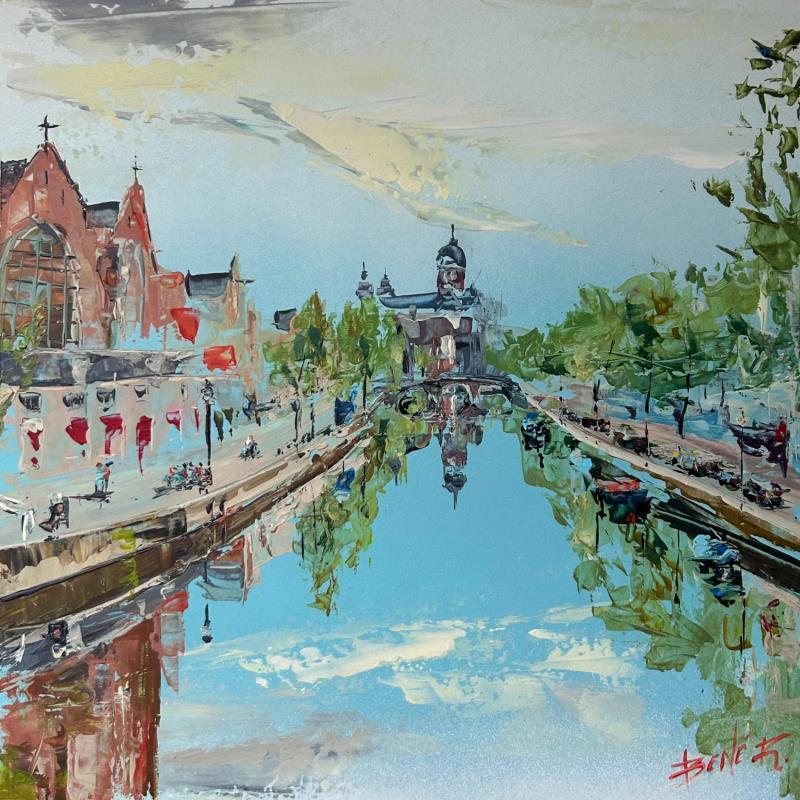 Painting Amsterdam's lavish legacy by Rodrigues Bené | Painting Figurative Acrylic Urban