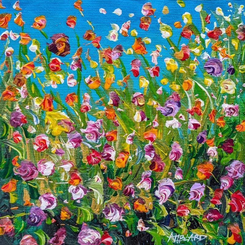 Painting Mille flleurs by Amblard Florence | Painting Impressionism Acrylic, Oil Nature, Pop icons