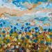 Peinture Bleuets et fleurs sauvages par Amblard Florence | Tableau Impressionnisme Paysages Nature Huile Acrylique