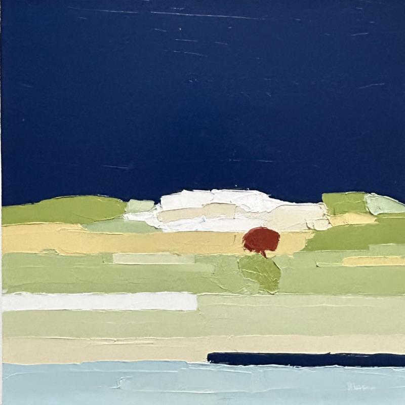 Painting SYMPHONIE DE MINUIT 3 by Hirson Sandrine  | Painting Abstract Oil