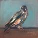 Painting Moineau by Morales Géraldine | Painting Figurative Animals Oil