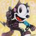 Peinture Felix the Cat par Kedarone | Tableau Pop-art Icones Pop Graffiti Acrylique