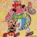 Peinture Astérix Obélix par Kedarone | Tableau Pop-art Icones Pop Graffiti Acrylique